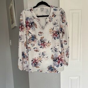 Paraphrase Women’s Multicolor Floral Blouse Size M